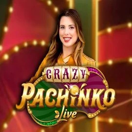 Crazy Pachinko game by Evolution – logo hosted on VipLuck Casino