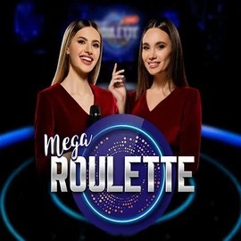 Official Live Casino logo: Mega Roulette by Pragmatic Play at VipLuck Casino